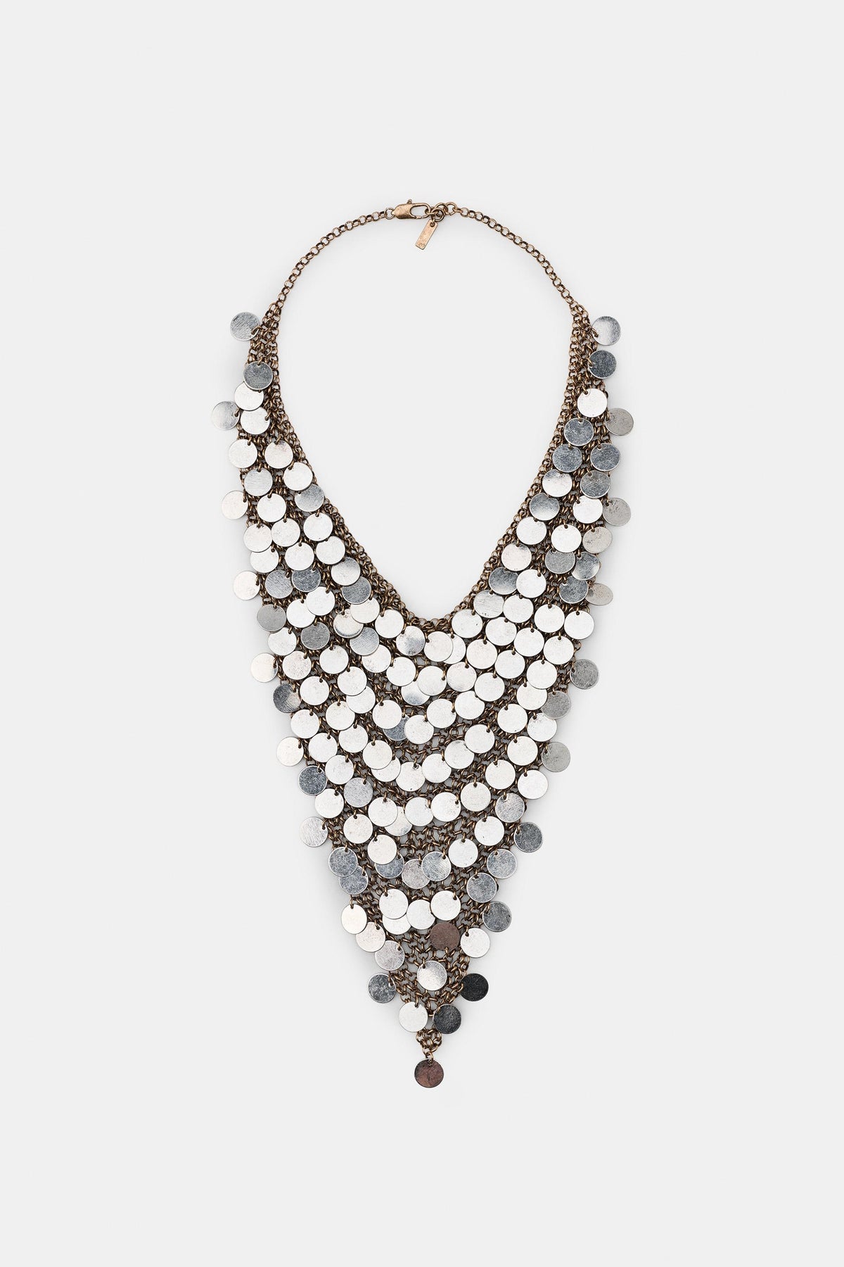 METAL PLATE BIB NECKLACE