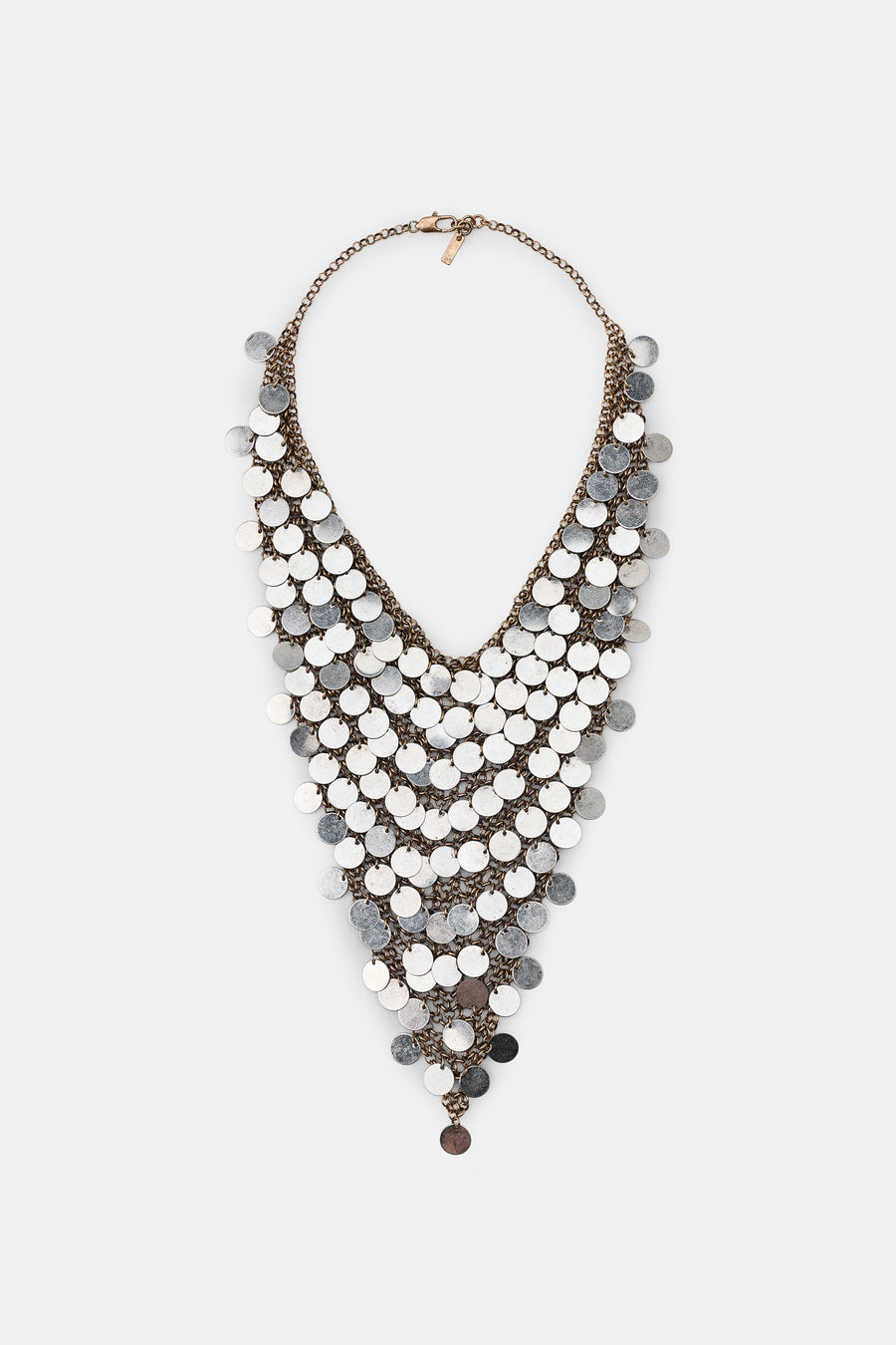 METAL PLATE BIB NECKLACE
