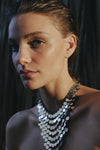 METAL PLATE BIB NECKLACE